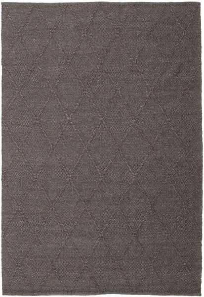  Svea - Mørkebrun Tæppe 200X300 Ægte Moderne Håndvævet Brun/Mørkegrå (Uld, Indien)