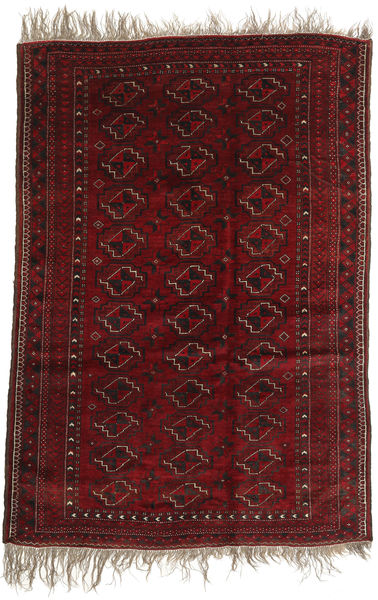  Afghan Khal Mohammadi Tæppe 123X177 Ægte Orientalsk Håndknyttet Mørkerød/Rød (Uld, )