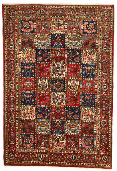  Bakhtiar Collectible Tæppe 214X316 Ægte Orientalsk Håndknyttet Mørkerød/Sort (Uld, Persien/Iran)
