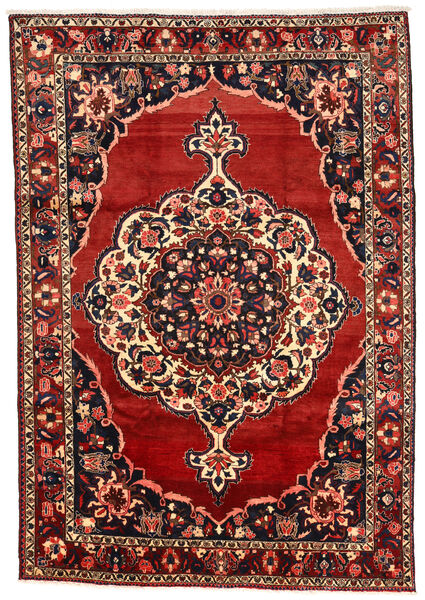  Bakhtiar Collectible Tæppe 211X302 Ægte Orientalsk Håndknyttet Mørkerød/Sort (Uld, Persien/Iran)