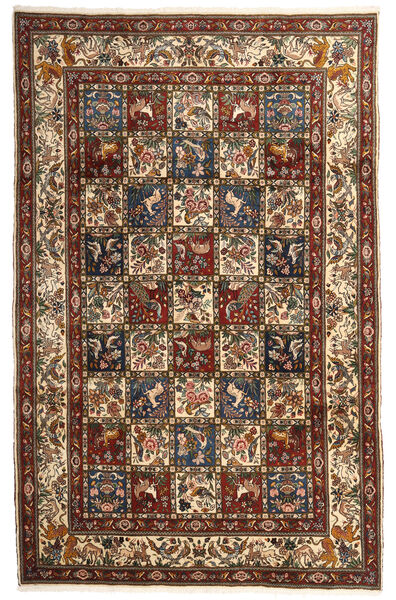 Bakhtiar Collectible Tæppe 204X318 Ægte Orientalsk Håndknyttet Mørkebrun/Beige (Uld, Persien/Iran)