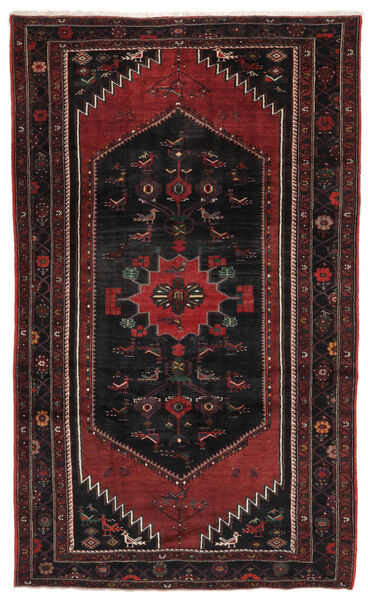  Klardasht Tæppe 200X330 Ægte Orientalsk Håndknyttet Sort/Mørkebrun (Uld, Persien/Iran)