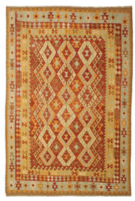  Kelim Afghan Old Style Tæppe 197X293 Ægte Orientalsk Håndvævet (Uld, )