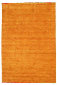  Handloom Fringes - Orange Tæppe 160X230 Moderne Gul/Lysebrun/Orange (Uld, Indien)
