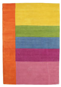  160X230 Geometrisk Børnetæppe Colors By Meja Handtufted Taeppe - Multicolor Uld, 