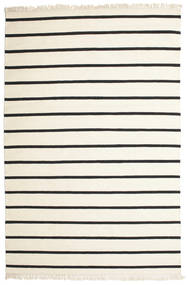  Dorri Stripe - Hvid, Sort Tæppe 200X300 Ægte Moderne Håndvævet Hvid, Sort (Uld, )
