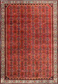  Hamadan Patina Tæppe 260X383 Ægte Orientalsk Håndknyttet Mørkebrun/Rust/Mørkerød Stort (Uld, Persien/Iran)