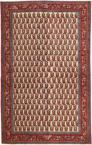  Arak Patina Tæppe 130X210 Ægte Orientalsk Håndknyttet Mørkerød/Mørkebrun (Uld, Persien/Iran)