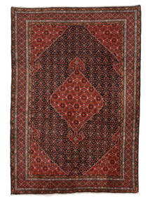  Ardebil Tæppe 203X295 Ægte Orientalsk Håndknyttet Mørkebrun/Mørkerød (Uld, Persien/Iran)