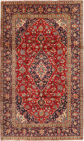 Keshan Tæppe 195X333 Ægte Orientalsk Håndknyttet Mørkerød/Rust (Uld, Persien/Iran)
