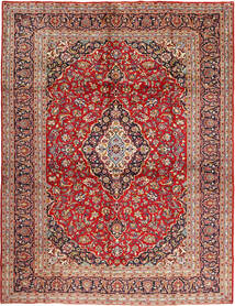 Keshan Tæppe 295X397 Ægte Orientalsk Håndknyttet Mørkerød/Rust Stort (Uld, Persien/Iran)