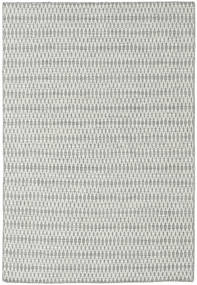 Kelim Long Stitch Tæppe - Grå 160X230 Grå (Uld, Indien)