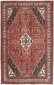  Hamadan Patina Tæppe 208X318 Ægte Orientalsk Håndknyttet Mørkerød/Mørkebrun (Uld, Persien/Iran)