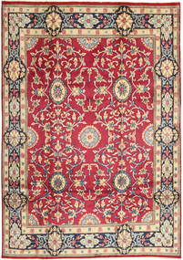  Kerman Tæppe 208X296 Ægte Orientalsk Håndknyttet Rød/Mørkegrå (Uld, Persien/Iran)