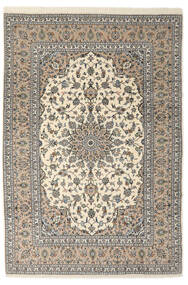  Keshan Sherkat Farsh Tæppe 205X300 Ægte Orientalsk Håndknyttet Mørkebrun/Mørkegrå (Uld, Persien/Iran)