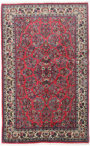  Sarough Tæppe 130X210 Ægte Orientalsk Håndknyttet Sort/Mørkegrå (Uld, Persien/Iran)