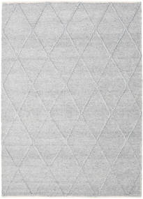  Svea - Sølvgrå/Lysegrå Tæppe 160X230 Ægte Moderne Håndvævet Sølvgrå/Lysegrå (Uld, )