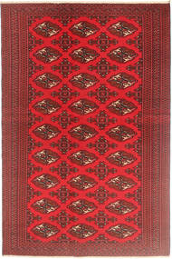  Turkaman Patina Tæppe 126X190 Ægte Orientalsk Håndknyttet Mørkerød/Rød (Uld, Persien/Iran)