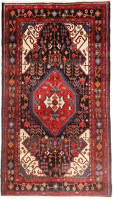  Nahavand Tæppe 160X290 Ægte Orientalsk Håndknyttet Mørkebrun/Mørkerød (Uld, Persien/Iran)