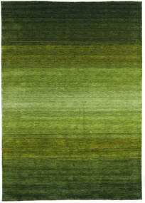  Gabbeh Rainbow - Grøn Tæppe 300X400 Moderne Mørkegrøn/Olivengrøn Stort (Uld, Indien)