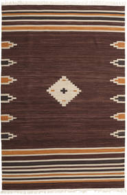 Tribal - Brun Tæppe 200X300 Ægte Moderne Håndvævet Mørkebrun/Lysebrun (Uld, Indien)