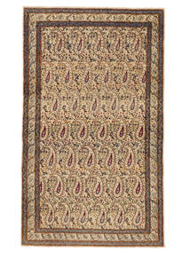  Kerman Patina Tæppe 85X147 Ægte Orientalsk Håndknyttet Beige/Lysegrå (Uld, Persien/Iran)
