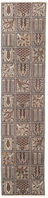  Bakhtiar Patina Tæppe 70X305 Ægte Orientalsk Håndknyttet Tæppeløber Lysegrå/Mørkebrun (Uld, Persien/Iran)