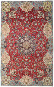  Najafabad Patina Tæppe 315X505 Ægte Orientalsk Håndknyttet Mørkerød/Mørkegrå Stort (Uld, Persien/Iran)