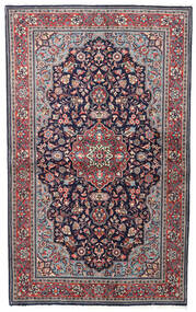  Sarough Sherkat Farsh Tæppe 128X210 Ægte Orientalsk Håndknyttet Lysegrå/Mørkeblå (Uld, Persien/Iran)