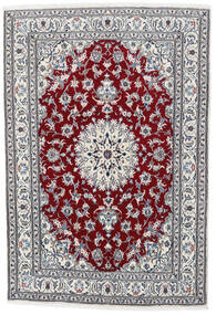 Nain Tæppe 164X235 Ægte Orientalsk Håndknyttet Lysegrå/Hvid/Creme (Uld, Persien/Iran)