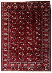 Turkaman Taeppe Tæppe 204X285 Mørkerød/Rød (Uld, Persien/Iran)