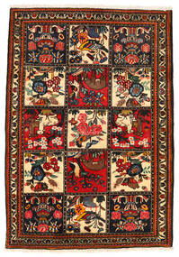  Bakhtiar Collectible Tæppe 113X161 Ægte Orientalsk Håndknyttet Mørkebrun/Rød (Uld, Persien/Iran)