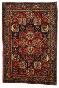  Bakhtiar Collectible Tæppe 217X318 Ægte Orientalsk Håndknyttet Mørkebrun/Mørkerød (Uld, Persien/Iran)