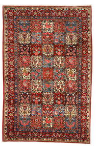  Bakhtiar Collectible Tæppe 208X318 Ægte Orientalsk Håndknyttet Mørkerød/Mørkebrun (Uld, Persien/Iran)