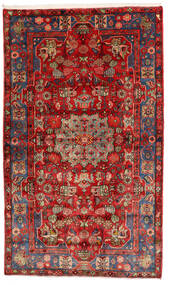  Orientalsk Nahavand Old Tæppe 153X256 Rød/Brun (Uld, Persien/Iran)