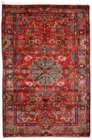  Nahavand Old Tæppe 157X238 Ægte Orientalsk Håndknyttet Mørkerød/Mørkebrun/Rust (Uld, Persien/Iran)