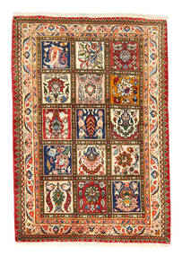  Bakhtiar Collectible Tæppe 105X150 Ægte Orientalsk Håndknyttet Rød/Mørkegrå (Uld, Persien/Iran)