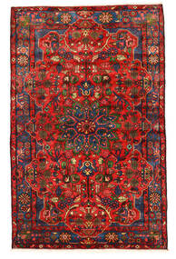  Nahavand Old Tæppe 159X250 Ægte Orientalsk Håndknyttet Mørkerød/Mørkebrun (Uld, Persien/Iran)