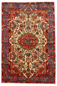  Nahavand Old Tæppe 159X240 Ægte Orientalsk Håndknyttet Mørkerød/Mørkebrun (Uld, Persien/Iran)