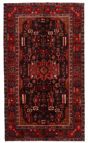  Nahavand Tæppe 164X283 Ægte Orientalsk Håndknyttet Mørkebrun/Mørkerød (Uld, Persien/Iran)