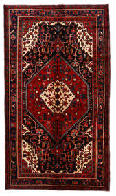  Nahavand Tæppe 160X280 Ægte Orientalsk Håndknyttet Mørkebrun/Mørkerød (Uld, Persien/Iran)