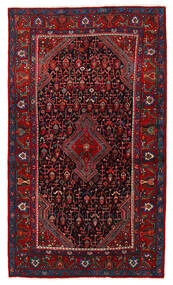 Nahavand Tæppe 123X210 Ægte Orientalsk Håndknyttet Mørkerød/Mørkebrun (Uld, Persien/Iran)