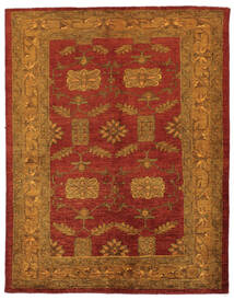  Oriental Overdyed Tæppe 144X183 Ægte Moderne Håndknyttet Mørkebrun/Mørkerød/Beige (Uld, Persien/Iran)