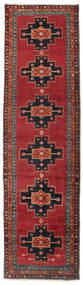  Kazak Tæppe 118X417 Ægte Orientalsk Håndknyttet Tæppeløber Mørkerød/Sort (Uld, Persien/Iran)