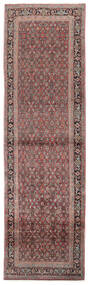  Kurdi Tæppe 122X410 Ægte Orientalsk Håndknyttet Tæppeløber Mørkerød/Mørkebrun (Uld, Persien/Iran)