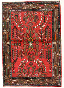 98X142 Lillian Tæppe Orientalsk Brun/Rød (Uld, Persien/Iran)
