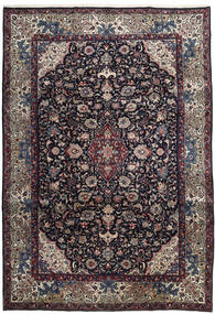  Sarough Tæppe 213X309 Ægte Orientalsk Håndknyttet Mørkeblå/Mørkebrun (Uld, Persien/Iran)