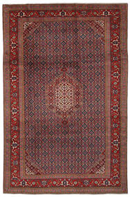  Ardebil Tæppe 193X305 Ægte Orientalsk Håndknyttet Sort/Mørkebrun (Uld, Persien/Iran)