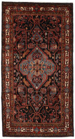  Nahavand Tæppe 170X309 Ægte Orientalsk Håndknyttet Tæppeløber Sort/Mørkebrun (Uld, Persien/Iran)
