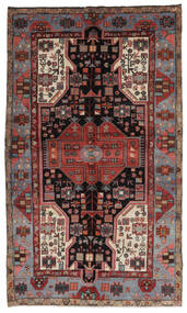  Nahavand Tæppe 161X273 Ægte Orientalsk Håndknyttet Sort/Mørkebrun (Uld, Persien/Iran)